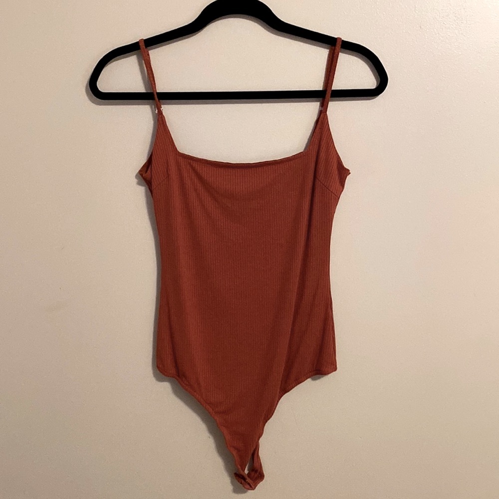Lulu’s Rust Bodysuit